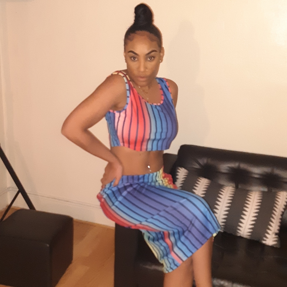 2 piece  colorful set